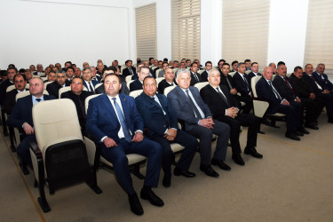 Ağdamda “Şəhərsalma və Memarlıq İli” çərçivəsində tədbir keçirilib