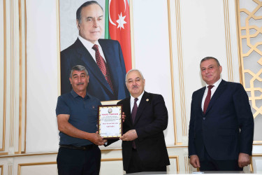 Ağdamda  05 İyun-Su təsərrüfatı və meliorasiya işçilərinin peşə bayramı günü münasibətilə tədbir keçirilib