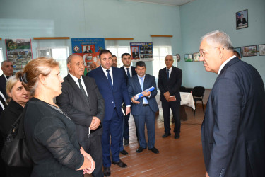 11.09.2026-cı il tarixində Ağdam Rayon İcra Hakimiyyətinin başçısı Vaqif Həsənovun rayonun Birinci Quzanlı qəsəbəsində səyyar qəbul-görüşü keçirilib