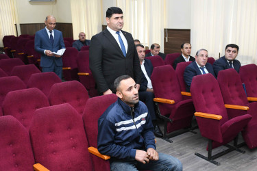 28 oktyabrda Ağdam Rayon İcra Hakimiyyətinin başçısı Vaqif Həsənov vətəndaşların növbəti qəbulunu keçirib