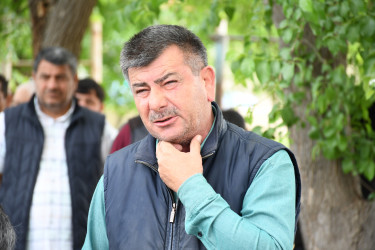 Ağdam Rayon İcra Hakimiyyətinin başçısı Vaqif Həsənovun rayonun Alıbəyli kəndində səyyar qəbul-görüşü keçirilib