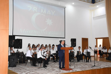 Ağdamda “Konstitusiya və Suverenlik İli” çərçivəsində 28 May- Müstəqillik gününə həsr olunmuş tədbir keçirilib