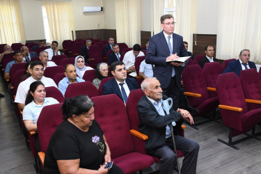 23 sentyabr 2026-cı il tarixində Ağdam Rayon İcra Hakimiyyətində vətəndaşların növbəti qəbulu keçirilib