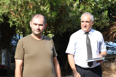 24 sentyabrda Ağdam Rayon İcra Hakimiyyətinin başçısı Vaqif Həsənovun rayonun Eyvazlı kəndində səyyar qəbul-görüşü keçirilib