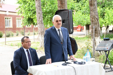 Ağdam Rayon İcra Hakimiyyətinin başçısı Vaqif Həsənovun rayonun Alıbəyli kəndində səyyar qəbul-görüşü keçirilib