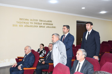 15 oktyabr 2025-ci il tarixdə Ağdam Rayon İcra Hakimiyyətində vətəndaşların növbəti qəbulu keçirilib