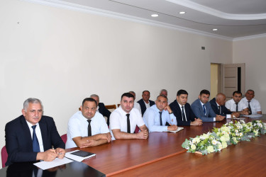 Ağdamda “Su ehtiyatlarından səmərəli istifadəyə dair Milli Strategiya”nın təsdiq edilməsi haqqında Azərbaycan Respublikası Prezidentinin 10 oktyabr 2024-cü il tarixli, 320 nömrəli Sərəncamının icrası ilə əlaqədar tədbir keçirilib