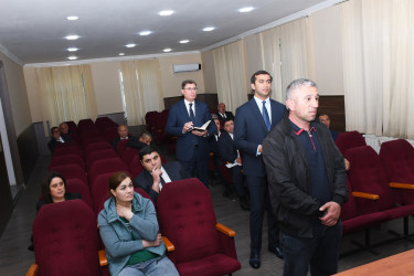 22 aprel 2026-cı il tarixdə Ağdam Rayon İcra Hakimiyyətində vətəndaşların növbəti qəbulu keçirilib