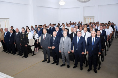 23.06.2026-cı il tarixdə Ağdamda 23 İyun - Dövlət Qulluqçularının Peşə Bayramı Gününə həsr olunmuş tədbir keçirilib