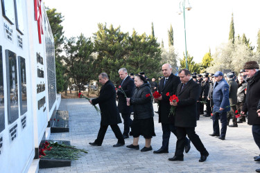 Ağdamda 20 Yanvar faciəsinin 35-ci ildönümünə həsr olunmuş anım mərasimi keçirilib