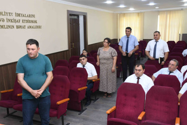 05 avqust 2026-cı il tarixində Ağdam Rayon İcra Hakimiyyətində vətəndaşların növbəti qəbulu keçirilib