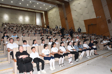 Ağdamda “Konstitusiya və Suverenlik İli” çərçivəsində 1 İyun - Uşaqların Beynəlxalq Müdafiəsi Günü münasibətilə tədbir keçirilib