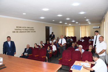10 sentyabr 2025-ci il tarixdə Ağdam Rayon İcra Hakimiyyətində vətəndaşların növbəti qəbulu keçirilib
