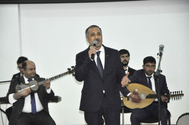 Ağdamda  Millət vəkili, yazıçı, publisist  Aqil Abbasın yaradıcılıq gecəsi təşkil edilib