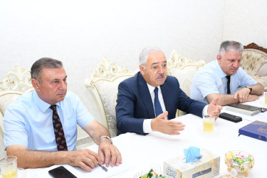 Ağdamda pambıqçılığın inkişafı ilə bağlı görüş keçirilib