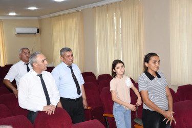 10 sentyabr 2025-ci il tarixdə Ağdam Rayon İcra Hakimiyyətində vətəndaşların növbəti qəbulu keçirilib