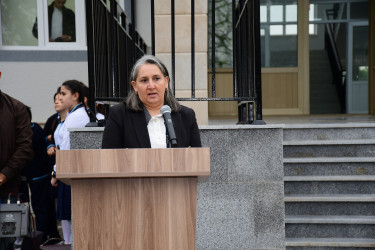 Ağdamda 15 sentyabr-Bilik Günündə yeni inşa edilmiş məktəb binasının açılış mərasimi baş tutub