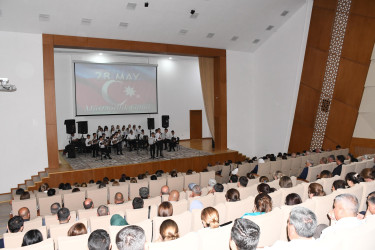 Ağdamda “Konstitusiya və Suverenlik İli” çərçivəsində 28 May- Müstəqillik gününə həsr olunmuş tədbir keçirilib