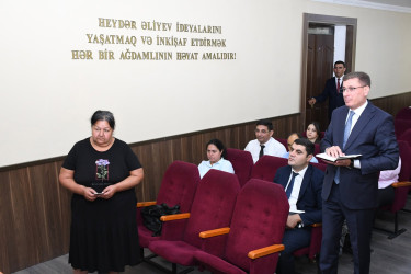23 sentyabr 2026-cı il tarixində Ağdam Rayon İcra Hakimiyyətində vətəndaşların növbəti qəbulu keçirilib