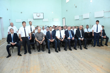 19.06.2026-cı il tarixində Ağdam Rayon İcra Hakimiyyətinin başçısı Vaqif Həsənovun rayonun Hacıməmmədli kəndində səyyar qəbul-görüşü keçirilib