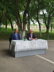 12.05.2025-ci il tarixdə Milli Məclisin deputatı Bəxtiyar Əliyev Ağdamda seçiciləri ilə görüşüb