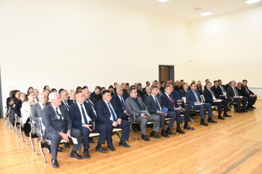 Ağdam Rayon İcra Hakimiyyətinin başçısı Vaqif Həsənovun rayonun Mahrızlı kəndində səyyar qəbul-görüşü keçirilib