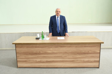 06.08.2026-cı il tarixində Ağdam Rayon İcra Hakimiyyətinin başçısı Vaqif Həsənovun Qobu Park-3 yaşayış massivində səyyar qəbul-görüşü keçirilib