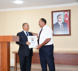 Ağdam Rayon İcra Hakimiyyəti başçısının birinci müavini Allahverən Əliyevin 70 illik yubileyinə həsr olunmuş tədbir keçirilib