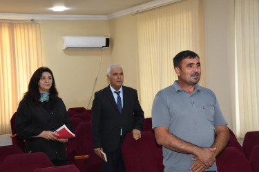 15 oktyabr 2025-ci il tarixdə Ağdam Rayon İcra Hakimiyyətində vətəndaşların növbəti qəbulu keçirilib