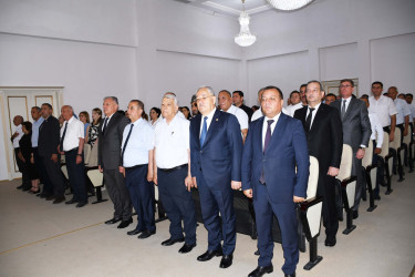 Ağdamda “Konstitusiya və Suverenlik İli” çərçivəsində Milli Mətbuatın yaranmasının 150 illiyinə  həsr olunmuş tədbir keçirilib