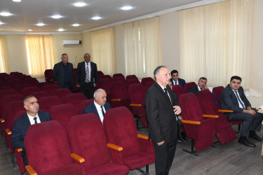 15 oktyabr 2025-ci il tarixdə Ağdam Rayon İcra Hakimiyyətində vətəndaşların növbəti qəbulu keçirilib