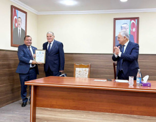 Ağdam rayon Statistika İdarəsinin rəisi Xosrov İsmayılovun 65 illik yubileyi qeyd edilib