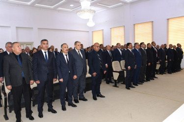 Ağdamda “Konstitusiya və Suverenlik İli” çərçivəsində 12 Noyabr – Konstitusiya Gününə həsr olunmuş tədbir keçirilib