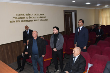 12 noyabr 2025-ci il tarixdə Ağdam Rayon İcra Hakimiyyətində vətəndaşların növbəti qəbulu keçirilib