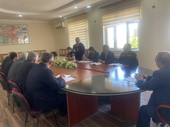 Ağdamda Qərbi Azərbaycan əsilli şəxslərin, onların ailə üzvlərinin müəyyən edilməsi və adlı siyahılarının dəqiqləşdirilməsi məqsədilə yaradılmış işçi qrupun növbəti iclası keçirilib