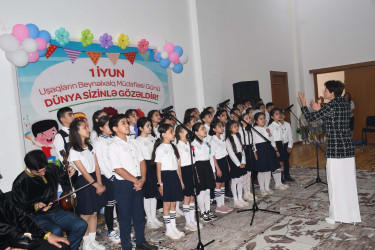 Ağdamda “Konstitusiya və Suverenlik İli” çərçivəsində 1 İyun - Uşaqların Beynəlxalq Müdafiəsi Günü münasibətilə tədbir keçirilib