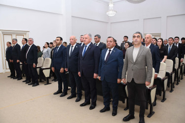 Ağdamda 2 fevral-Azərbaycan Gəncləri Gününə həsr olunmuş tədbir keçirilib