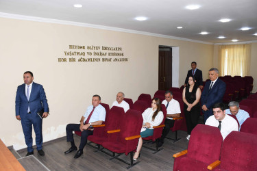 03 sentyabr 2025-ci il tarixdə Ağdam Rayon İcra Hakimiyyətində vətəndaşların növbəti qəbulu keçirilib