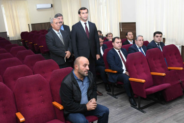 28 oktyabrda Ağdam Rayon İcra Hakimiyyətinin başçısı Vaqif Həsənov vətəndaşların növbəti qəbulunu keçirib
