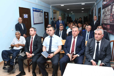 05 iyun 2026-cı il tarixində Ağdam Rayon İcra Hakimiyyətinin başçısı Vaqif Həsənovun rayonun Birinci Alıbəyli qəsəbəsində səyyar qəbul-görüşü keçirilib