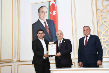 Ağdamda  05 İyun-Su təsərrüfatı və meliorasiya işçilərinin peşə bayramı günü münasibətilə tədbir keçirilib