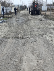 Ağdam rayon Birinci Dördyol qəsəbəsinin mərkəzi yolu təmir olunub