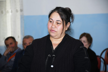 Ağdam Rayon İcra Hakimiyyətinin başçısı Vaqif Həsənovun rayonun Bənövşələr qəsəbəsində səyyar qəbul-görüşü keçirilib