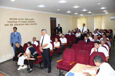 30  iyul 2025-ci il tarixdə Ağdam Rayon İcra Hakimiyyətində vətəndaşların növbəti qəbulu keçirilib