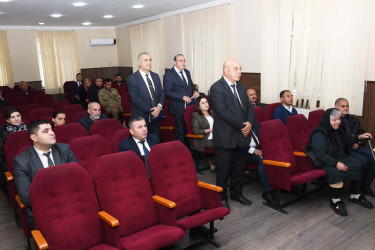 29 aprel 2026-cı il tarixdə Ağdam Rayon İcra Hakimiyyətində vətəndaşların növbəti qəbulu keçirilib