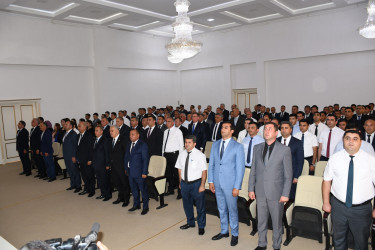 Ağdamda “Konstitusiya və Suverenlik İli” çərçivəsində 23 İyun Dövlət Qulluqçularının Peşə Bayramı Gününə həsr olunmuş tədbir keçirilib
