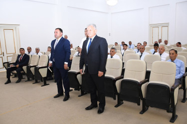 Ağdamda “2026-2030-cu illərdə kənd təsərrüfatı məhsullarının istehsalı və emalı sahələrinin inkişafına dair iş planı”nın hazırlanmasına həsr olunmuş tədbir keçirilib