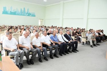 06.08.2026-cı il tarixində Ağdam Rayon İcra Hakimiyyətinin başçısı Vaqif Həsənovun Qobu Park-3 yaşayış massivində səyyar qəbul-görüşü keçirilib