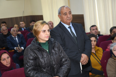 05 noyabr 2025-ci il tarixdə Ağdam Rayon İcra Hakimiyyətində vətəndaşların növbəti qəbulu keçirilib