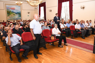 15.07.2026-cı il tarixində Ağdam Rayon İcra Hakimiyyətinin başçısı Vaqif Həsənovun növbəti səyyar qəbul-görüşü keçirilib